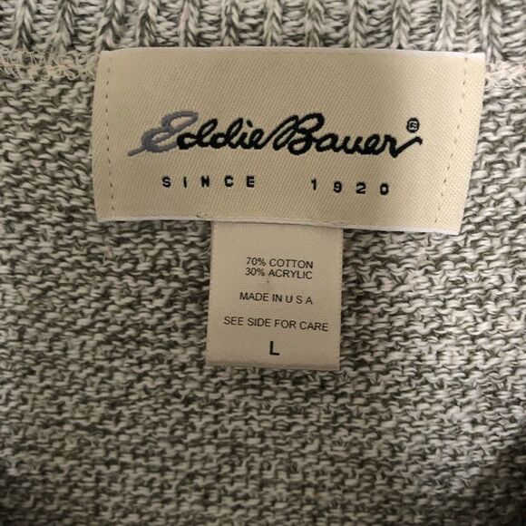 EDDIE BAUER Men’s Light Gray Vest Size L - Picture 2 of 5